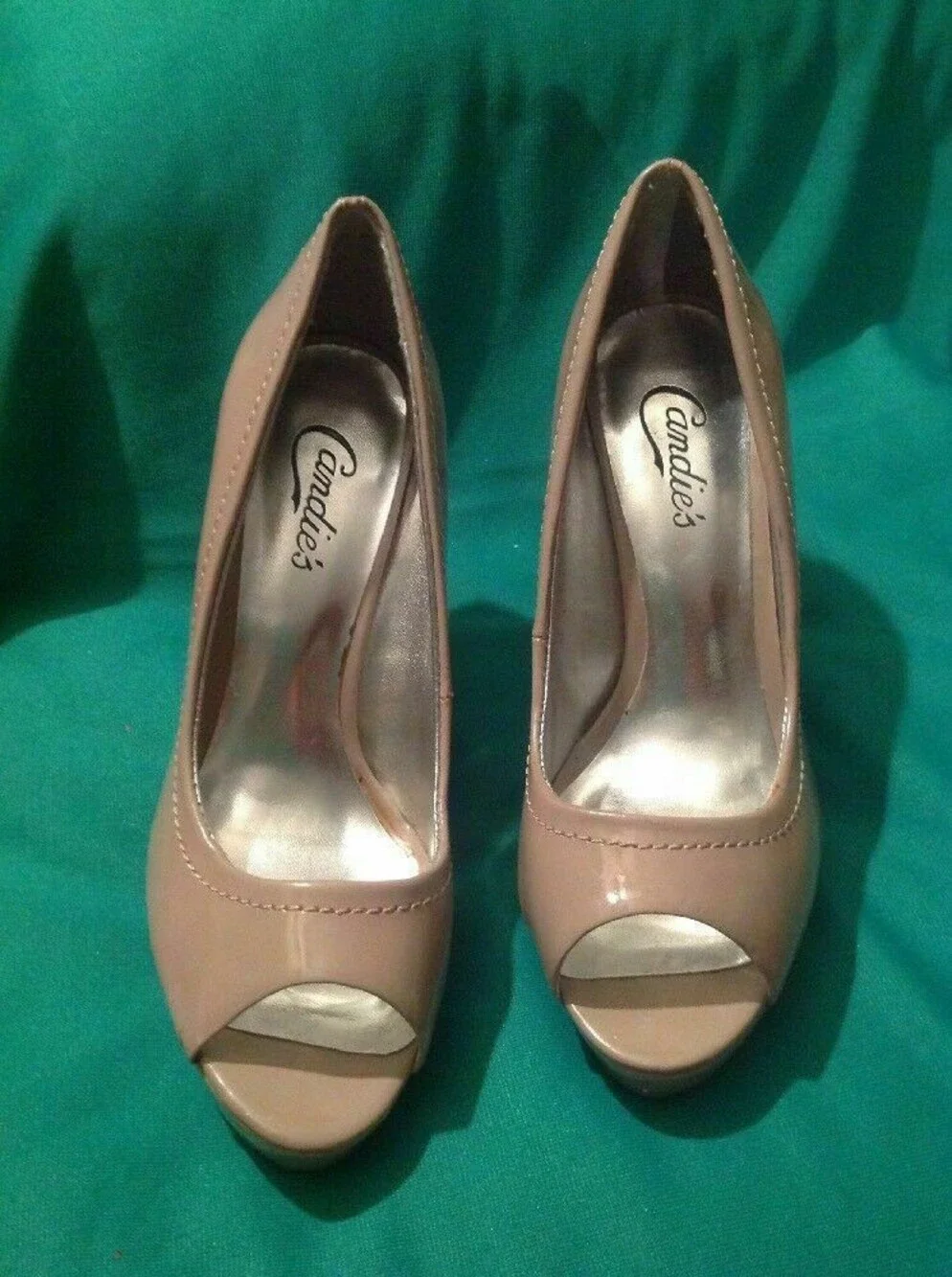 CANDIES YUNNIS BLUSH 6.5M WOMEN'S PEEP OPEN TOE PLATFORM HEELS PUMPS MRSP $89
